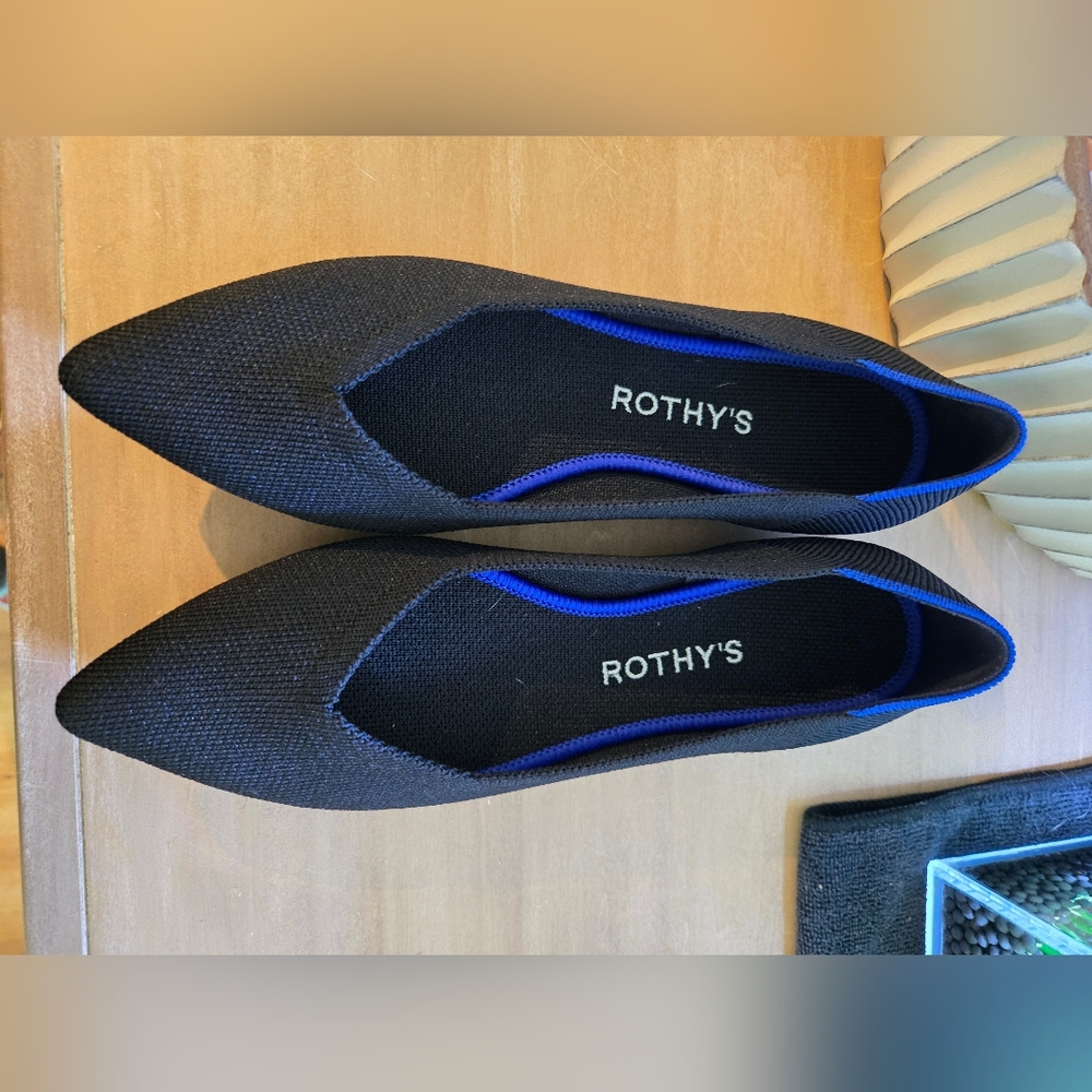 Rothy's Black Flats Versatile Comfort